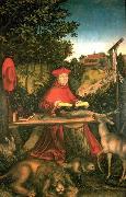 Kardinal Albrecht von Brandenburg Lucas Cranach